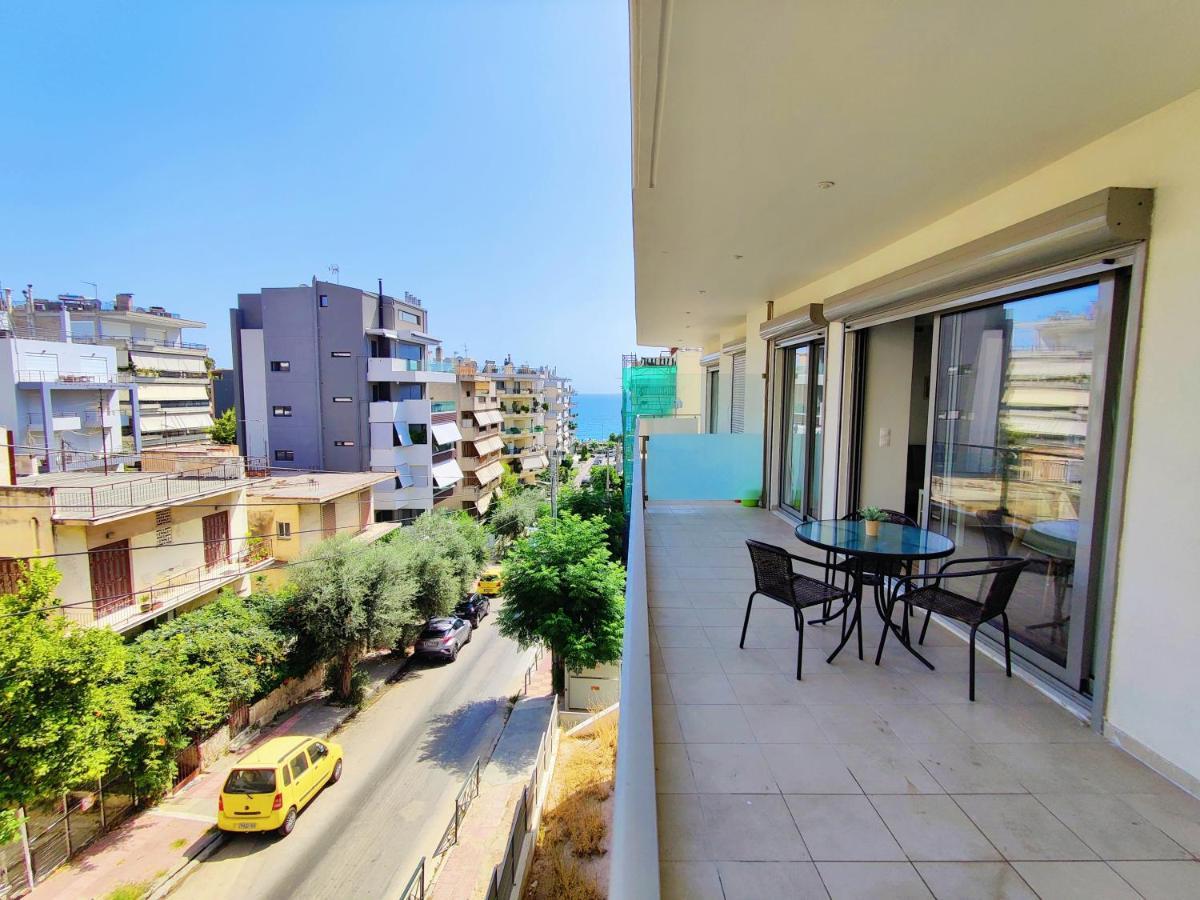 Wsd Luxury Bright 2Bd Apt With Sea View Balcony Афины Экстерьер фото